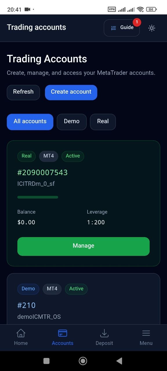 اسکرین شات پروژه ICM Trader — بروکر فارکس با سیستم IB و ریبیت اختصاصی شماره 4